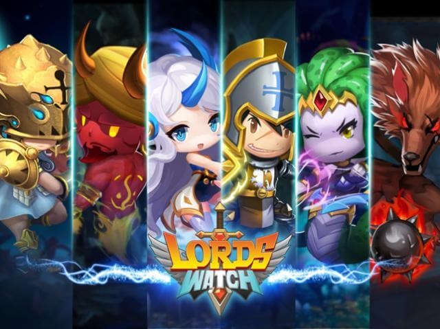 Triển khai 5 anh hùng mạnh mẽ theo chiến lược để đánh bại quỷ dữ trong game Lords Watch