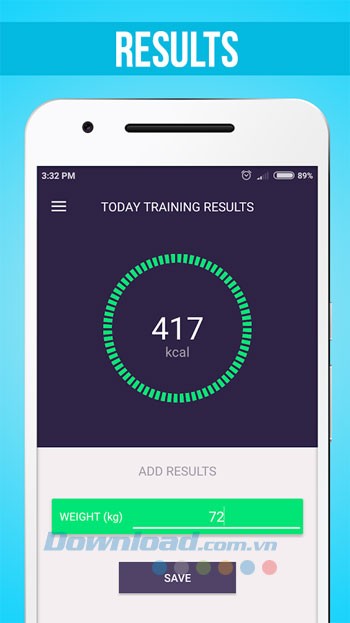 Lượng tiêu hao Calo