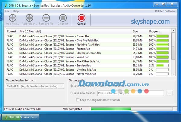 Lossless Audio Converter
