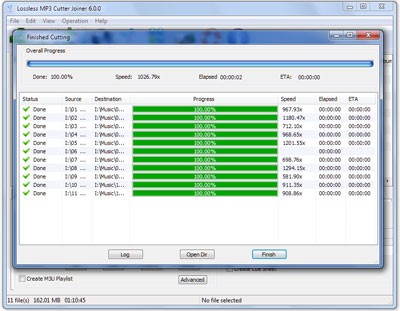 Lossless MP3 Cutter Joiner