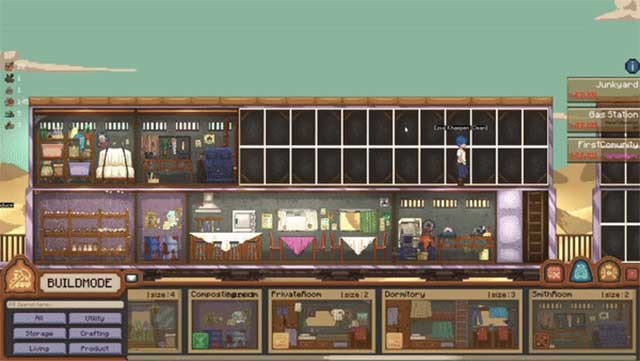 Lost Heaven Station là game xây dựng căn cứ và sinh tồn trên tàu hỏa