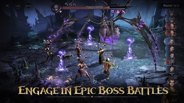 Tham gia vào các trận đánh trùm hoành tráng trong game Lost Legends: Heroes