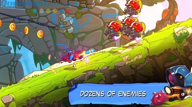 Vô vàn kẻ thù lao về phía bạn