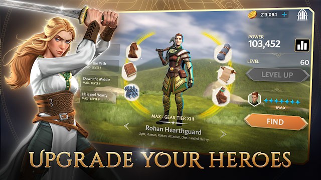 Nâng cấp các anh hùng của bạn