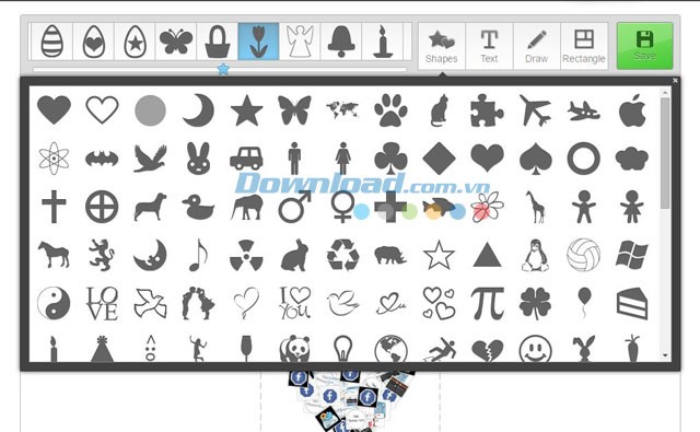 Kho hình dạng có sẵn