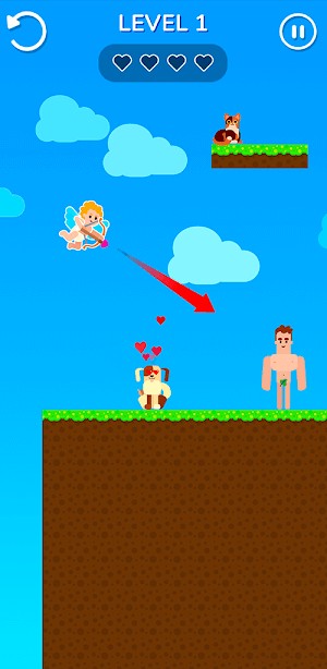 Bắn mũi tên để tạo các cặp đôi yêu nhau