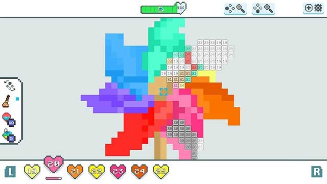 Love Colors là game tô màu theo số đầu tiên cho phép bạn chơi với nhiều người