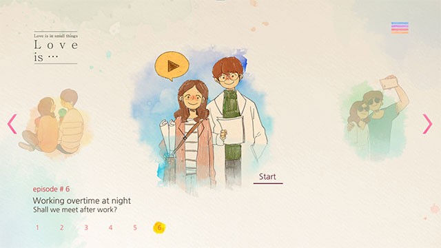 Tìm đồ vật ẩn để mở khóa câu chuyện tình yêu chữa lành trong Love is...