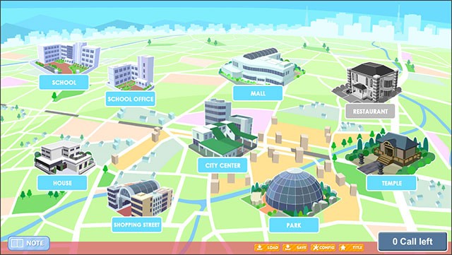 Khám phá bản đồ game với nhiều địa điểm thú vị