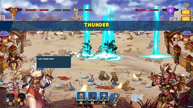 Tham gia các trận chiến phòng thủ, phục kích đầy kịch tính