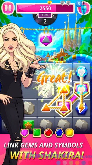 Game nối kim cương kiểu mới