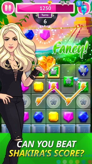 Cạnh tranh điểm số cùng Shakira