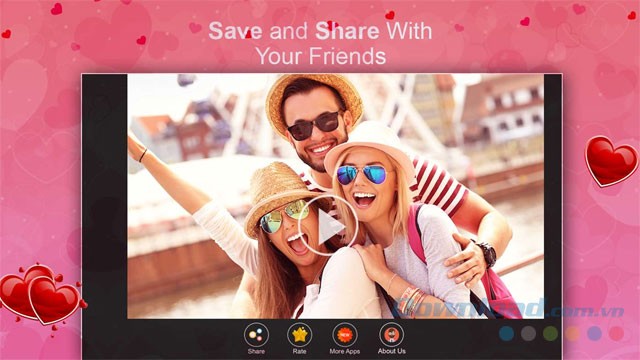 Chia sẻ ảnh với bạn bè