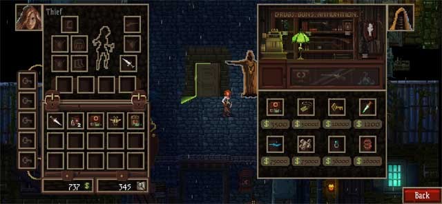 Mỗi nhân vật trong Lovecraft's Untold Stories sở hữu bộ vũ khí riêng