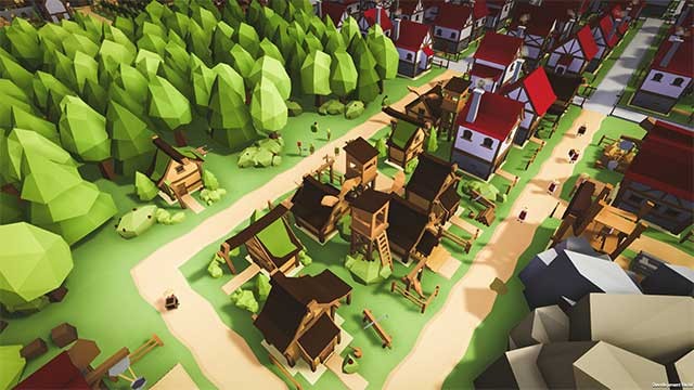 LowPolis là game chiến thuật kết hợp xây dựng thành phố cổ điển