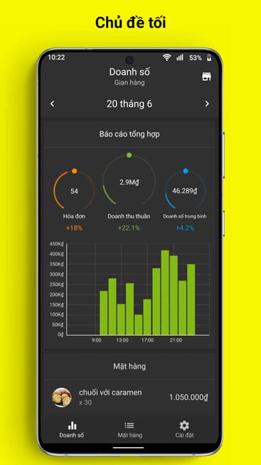 Tùy chỉnh giao diện Sáng/Tối