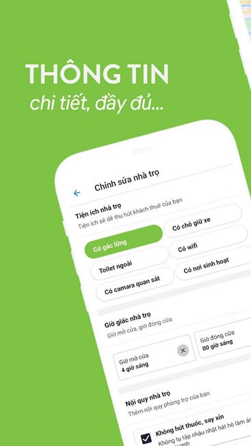 Hiển thị đầy đủ thông tin