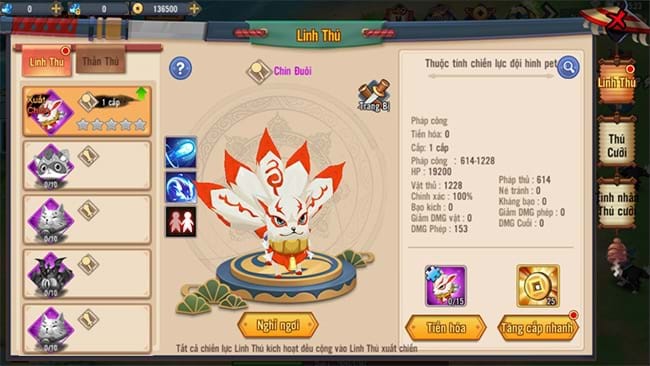 Hệ thống Linh Thú trong Lục Đạo Truyền Kỳ