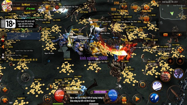 Game nhập vai MU huyền thoại trên di động