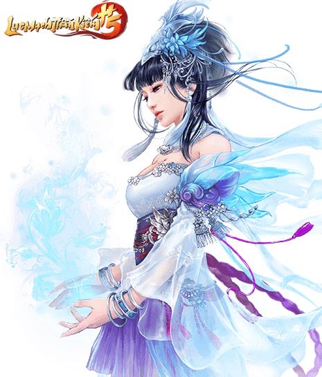 Nhân vật của phái Nga My game Lục Mạch H5