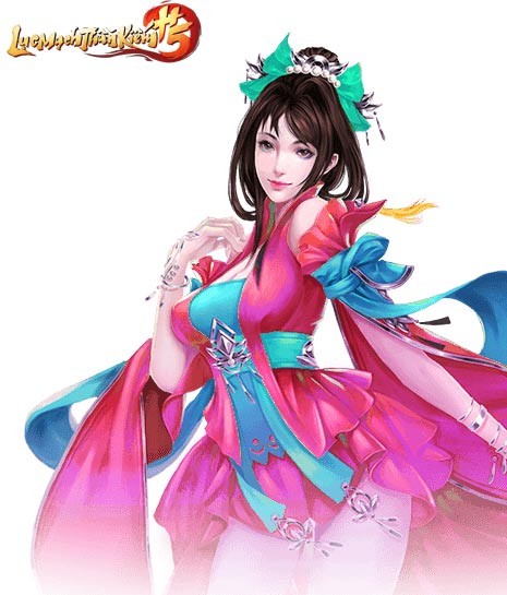 Nhân vật của phái Đào Hoa game Lục Mạch H5