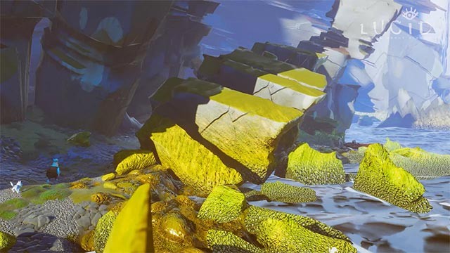 Cảnh đẹp thiên nhiên hoang sơ và hùng vĩ chính là điểm nhấn trong game Lucid