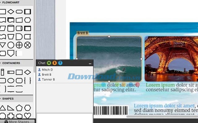 Chat trong giao diện