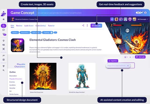 Thiết kế trò chơi với Game Concept