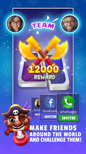 Kết bạn khắp thế giới và thách thức họ