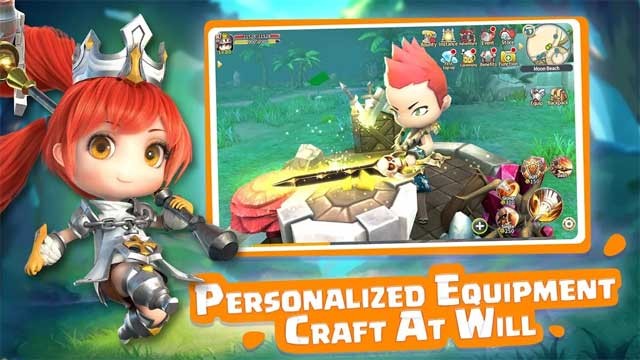 Tự chế tạo vũ khí và vật phẩm quyền năng để trang bị cho anh hùng của bạn