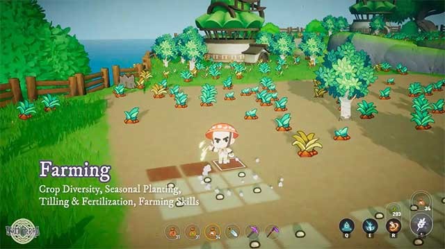 Bạn có thể khám phá Lumiterra một mình hoặc chơi với bạn bè