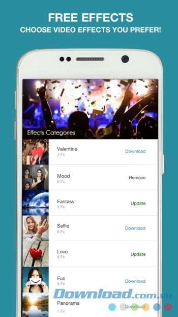 Hàng trăm hiệu ứng độc đáo miễn phí