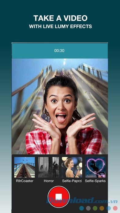 Quay video tự sướng hài hước trên Lumyer