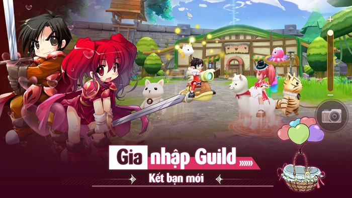 Gia nhập Guild - Kết bạn mới