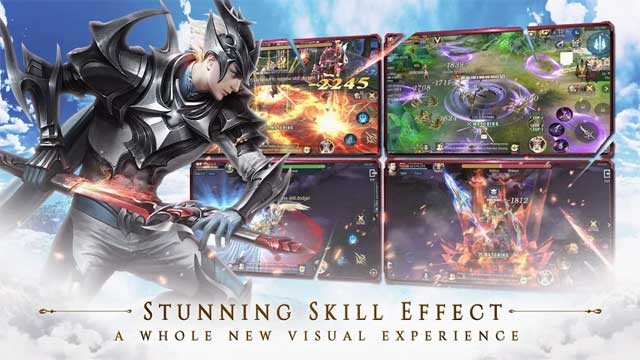 Hiệu ứng kỹ năng mãn nhãn của game đem lại cho bạn trải nghiệm thị giác hoàn toàn mới