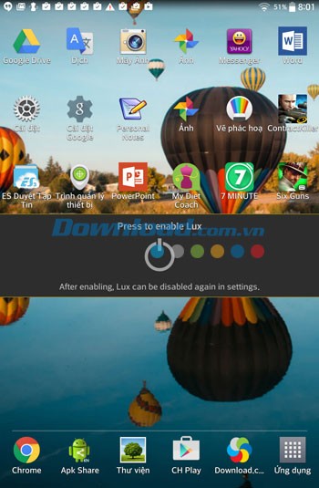Lux Lite cho Android