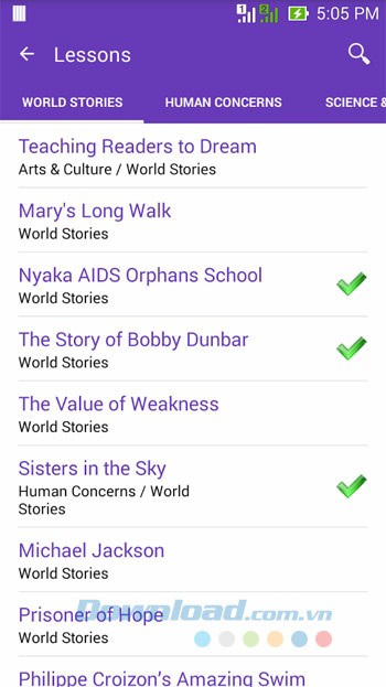 Chủ đề bài học