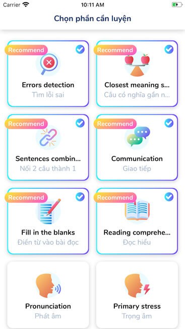 Lựa chọn giáo trình ôn tập