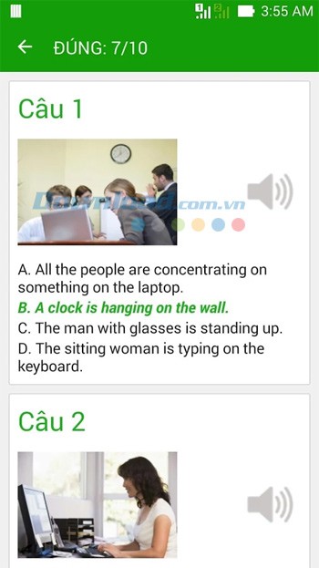 Chi tiết đề thi luyện thi TOEIC