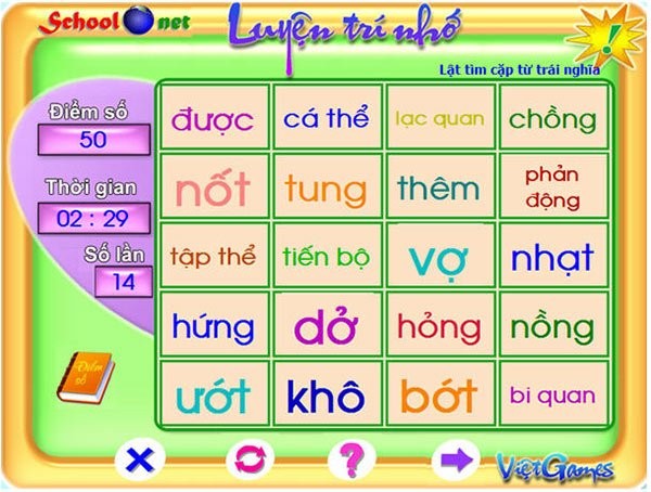 Luyện trí nhớ 8 (Memory 8)