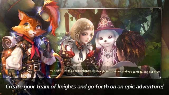 Thành lập một đội quân hiệp sĩ và tham gia vào cuộc phiêu lưu huyền thoại