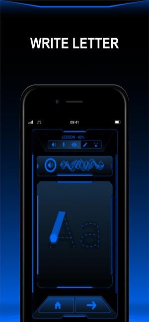 Viết chữ cái trên màn hình