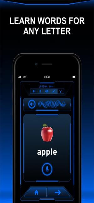 Học các từ tương ứng với mỗi chữ cái