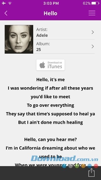 Xem lời bài hát trong khi nghe nhạc