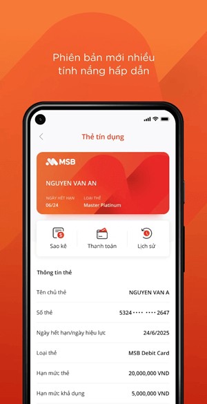 Nhiều tính năng hấp dẫn