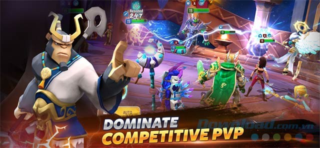 Trận đấu PvP khốc liệt
