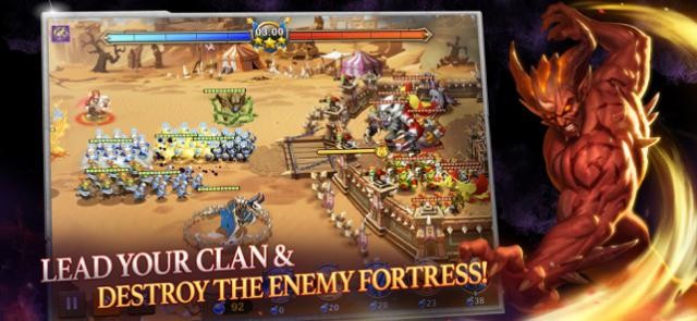 Dẫn dắt clan của bạn và phá hủy thành trì của kẻ thù