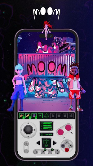 m00m world là một vũ trụ cyberpunk độc đáo