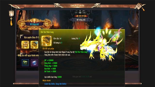 Huyễn hình thú cưỡi “Chí Tôn Thần Long”