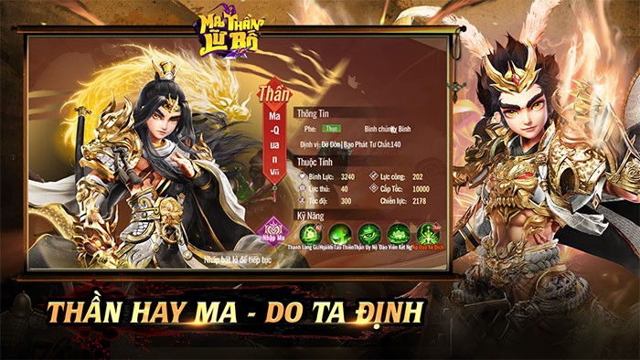 Game thẻ tướng chiến thuật Ma Thần Lữ Bố